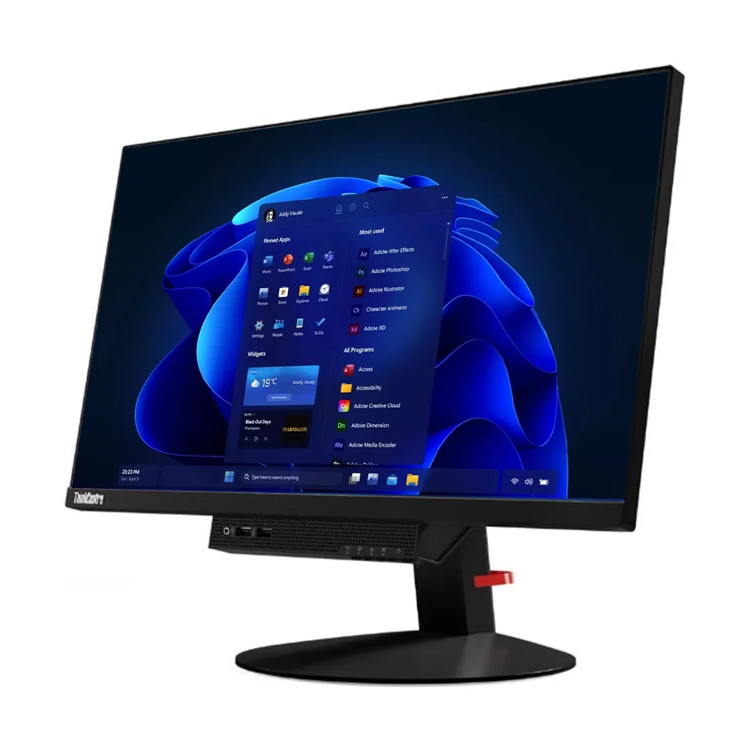 Lenovo Tiny-in-One 22" G3 Frameless AIO - Intel Core i5-7500T, 8GB DDR4, 256GB NVMe SSD, AMD RX 460 4GB