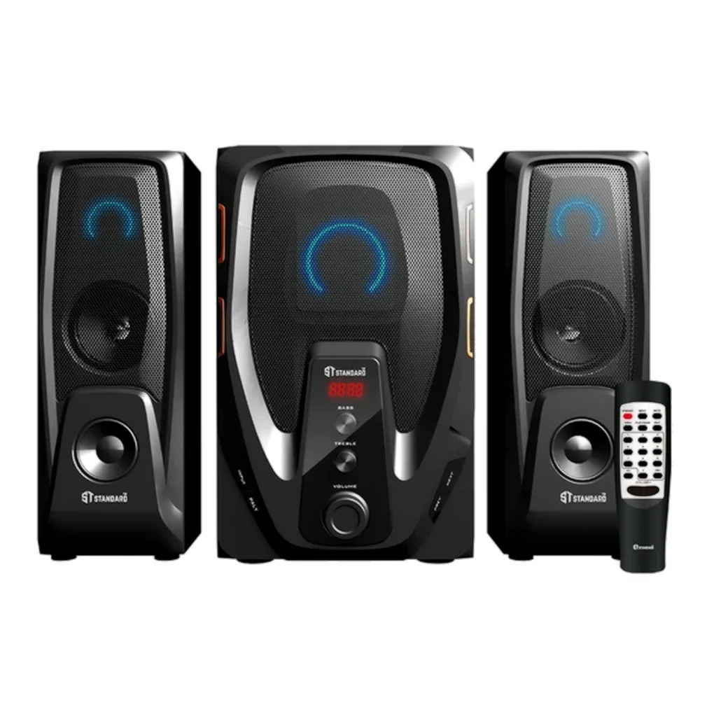 ST‑Standard Roar 6400 - 64W 2.1 Subwoofer System with Bluetooth & FM - Premium European Quality, Remote Control