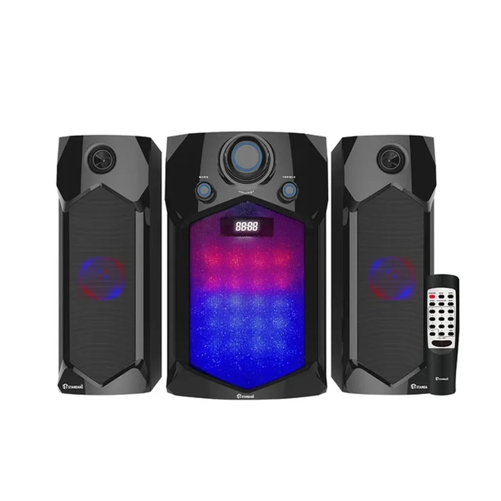 ST Thunder 6400 Premium 2.1 Subwoofer – 64W Output, Bluetooth, Optical Input, FM Radio, USB, Remote Control