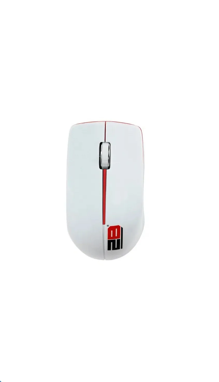 2B MO33R 2.4G Wireless Mouse — 1200 DPI, Red With White Cover
