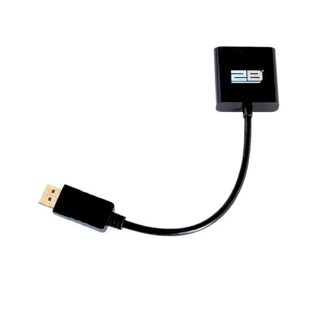 2B CV928 Display HDMI to VGA 15-Pin Adapter