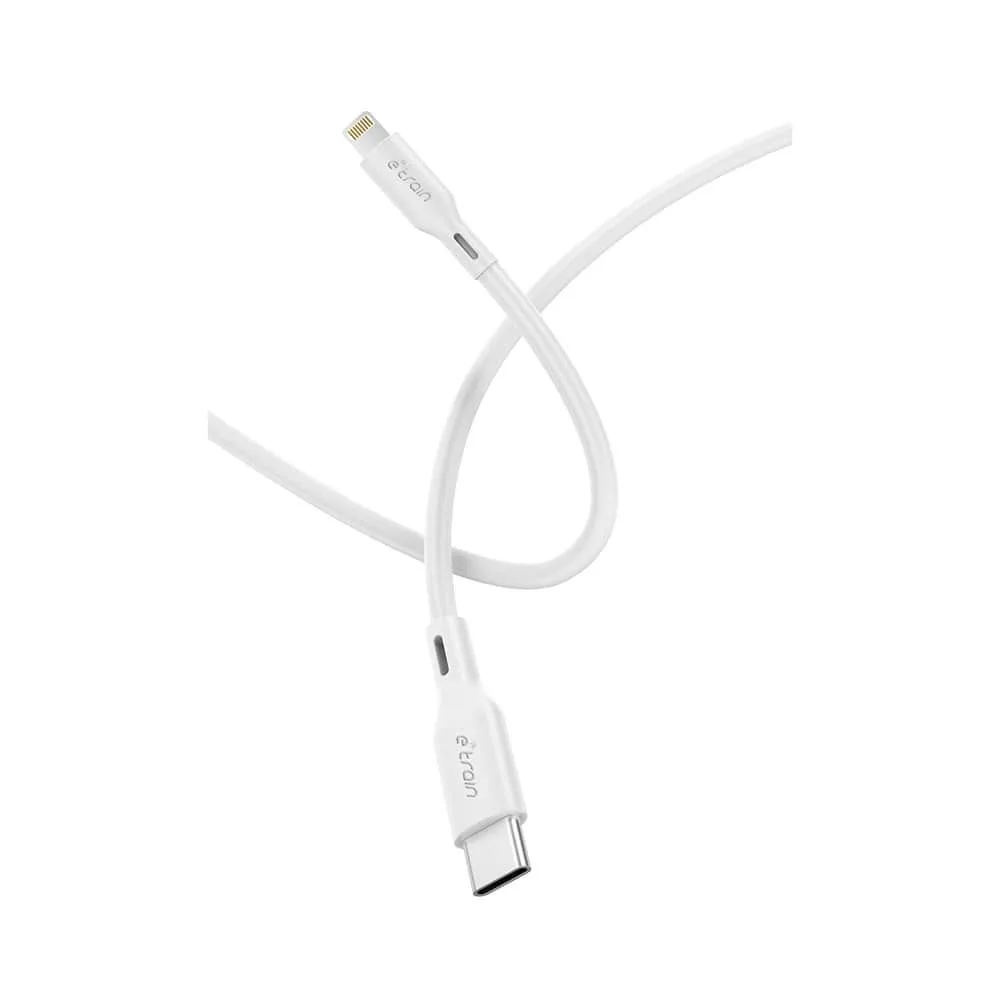 E-Train MP622 USB-C to Lightning Cable — 1M, White